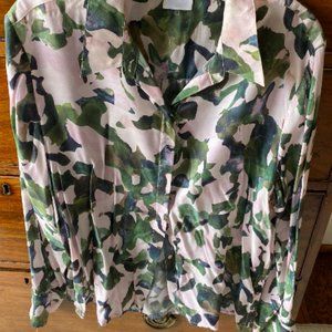 Ecru Blouse Camo pink